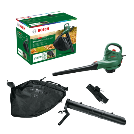 Bosch - Corded Garden Vacuum Universal Garden Tidy 3000