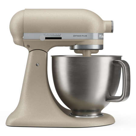 KitchenAid - 4.7L Artisan Plus Tilt-Head Stand Mixer - Oat
