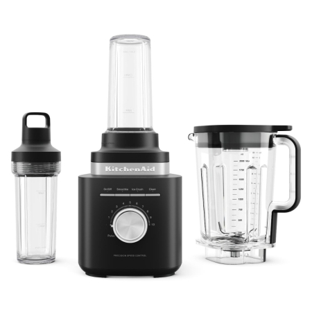 KitchenAid - Pure Power Blender with 2 Personal Jars - Matte Black
