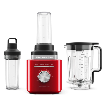KitchenAid - Pure Power Blender with 2 Personal Jars - Empire Red