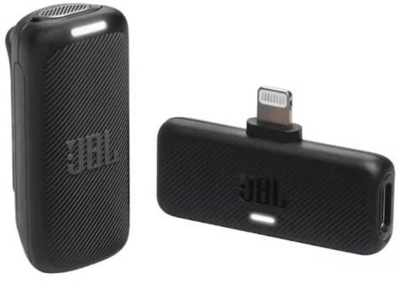JBL - Quantum Stream Wireless Lightning Mic - Black