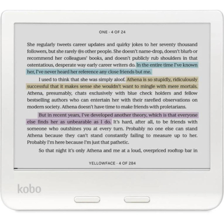 Kobo - Libra Colour E-Book Reader - White