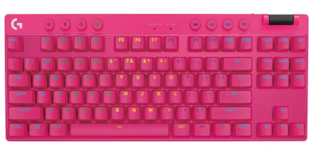 Logitech G Pro X 2 TKL LIGHTSPEED Gaming Keyboard - Magenta