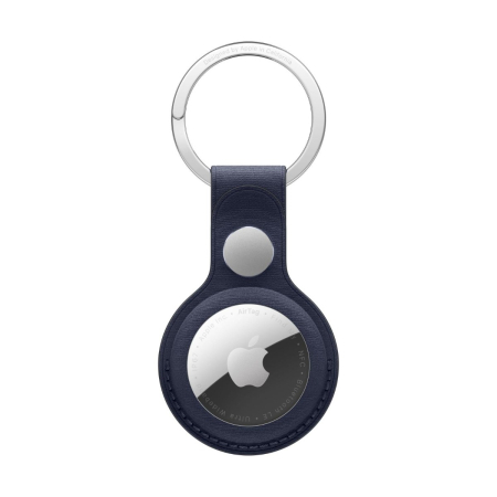 Apple - AirTag FineWoven Key Ring - Navy
