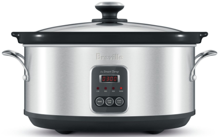 Breville - The Smart Temp Slow Cooker - Stainless Steel