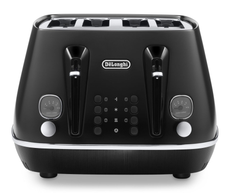 Delonghi - Distinta Moments 4 Slice Toaster Sunset Black