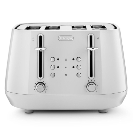Delonghi - Eclettica 4 Slice Toaster - Whimsical White
