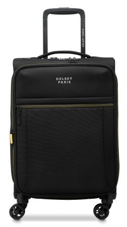 Delsey - 55cm Brochant 3 Trolley Cabin Ext 4Dr - Black