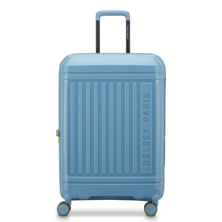 Delsey - Lutece VAL 69cm Trolley Bag 4 Dbl Wheel Expandable - Blue