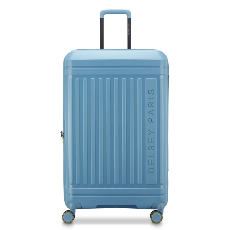 Delsey - Lutece VAL 81cm Trolley Bag 4 Dbl Wheel Expandable - Blue