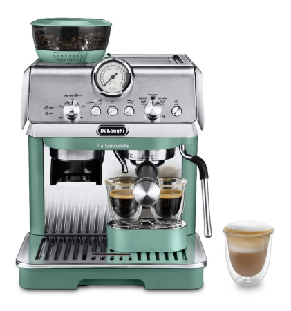 Delonghi - La Specialista Arte Manual Coffee Machine - Green