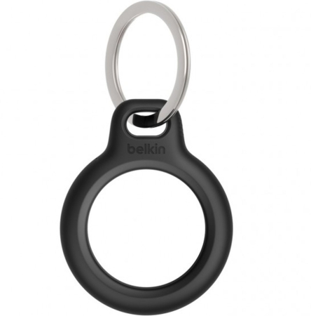 Belkin Secure Holder with Key Ring for AirTag - Black