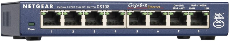 Netgear - 8 Port Gigabit Switch 