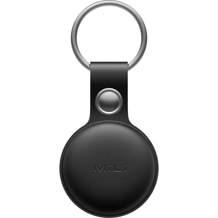 Mili - MiTag Duo Leather Case Black - 1 Pack
