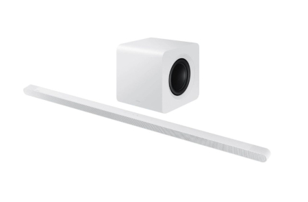 Samsung S801D Ultra Slim 3.1.2ch Soundbar with 6.5" Wireless Subwoofer - White (2024)