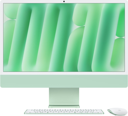 Apple - 24" iMac: M4 chip with 10-core CPU & 10-core GPU, 16GB, 512GB SSD - Green