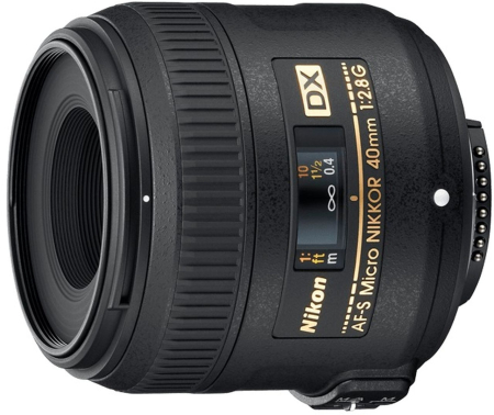 Nikon - AF-S DX 40mm f/2.8G Micro Camera Lens - Black
