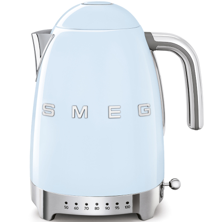 Smeg - 1.7L 50's Style Variable Temperature Kettle - Pale Blue