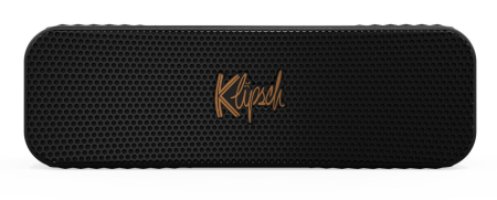 Klipsch - Detroit Portable Bluetooth Speaker 2 x 15 Watts RMS 20 Hr Battery - Black