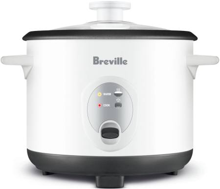Breville - The Set & Serve Rice Cooker - White