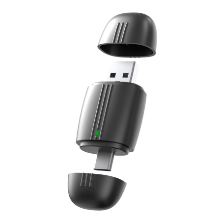 Laser - Wireless Dongle for CarPlay with USB-A and USB-C