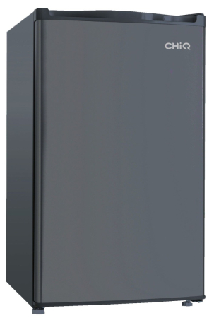 Chiq - 125L Bar Fridge - Black Steel