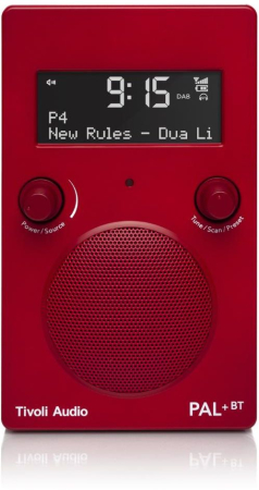 Tivoli - PAL+ Portable AM/FM Radio & Bluetooth Speaker - Red