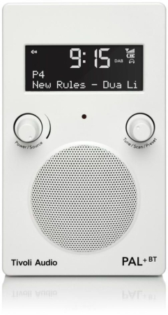 Tivoli - PAL+ Portable AM/FM Radio & Bluetooth Speaker - White