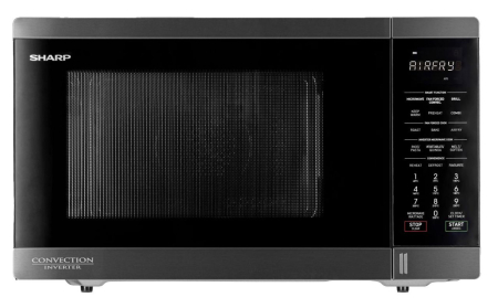 Sharp - 32L Inverter Airfry Convection Microwave Oven - Black S/S