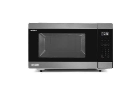 Sharp - 36L Pro Airfry Convection Microwave - Black Stainless