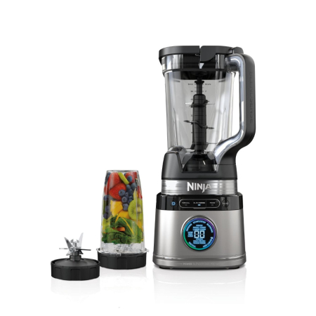 Ninja - Detect Duo 1200W Single Serve Power Blender Pro - Silver