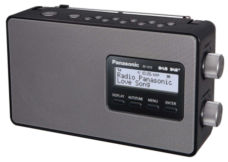 Panasonic - DAB/DAB+ Portable Digital Radio - Black