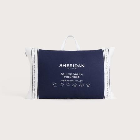 Sheridan - Deluxe Dream Standard Pillow - Medium Pure White