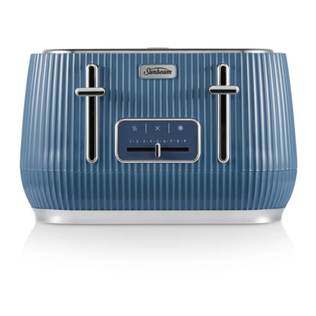 Sunbeam - 4 Slice Radiance Breakfast Toaster - Blue