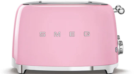 Smeg - 50's Style 4 Slice Toaster - Pink