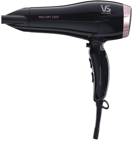 Vidal Sassoon - Pro Dry 2300W Hair Dryer - Black
