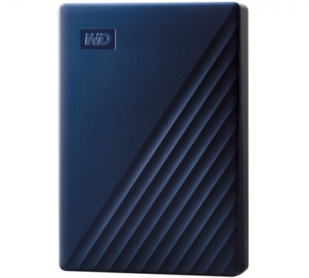 WD My Passport for Mac 4TB Portable Hard Drive - Midnight Blue