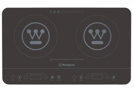 Westinghouse - Twin Induction Cooker - 2400w Black