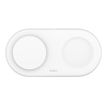Belkin - 2 in1 Magnetic Wireless Charging Pad Qi2 - White