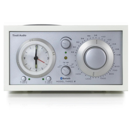 Tivoli - Model Three BT with USB-C - White Silver